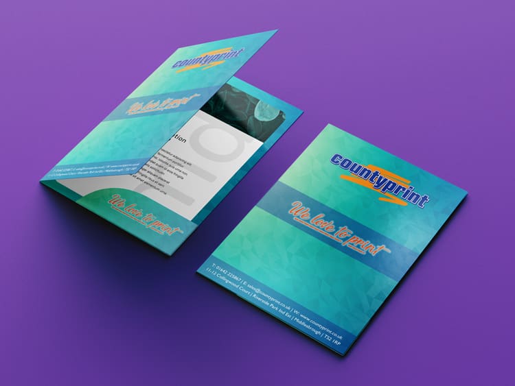 Glued Presentation Folder